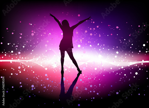 dancing woman vector