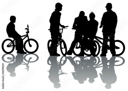 Cyclists group teen