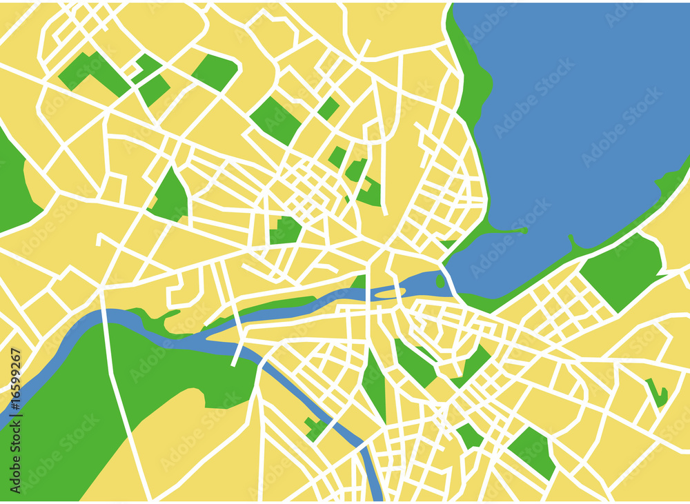 vector map of genevese.