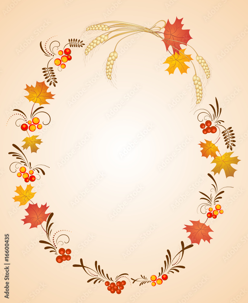 Autumn frame Autumn frame