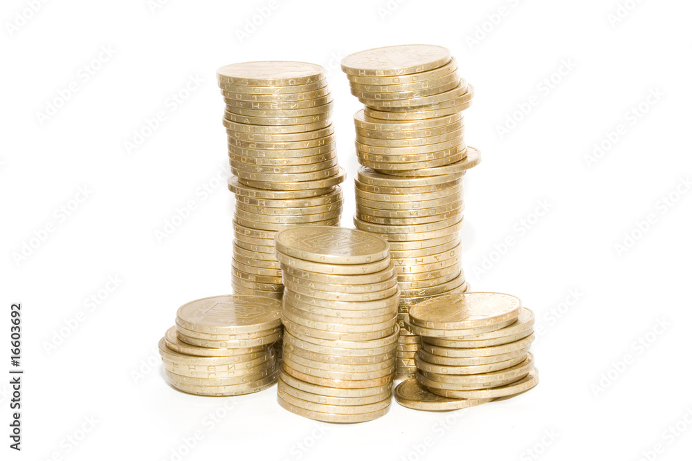 towers of coins towers of coins
