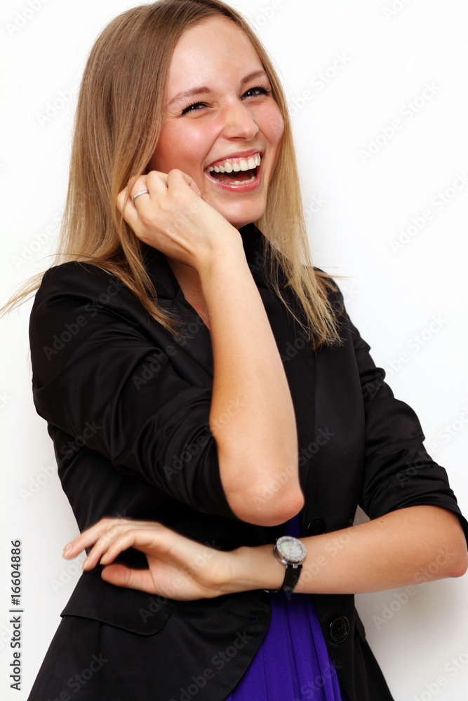 portrait of a happy young woman portrait of a happy young woman