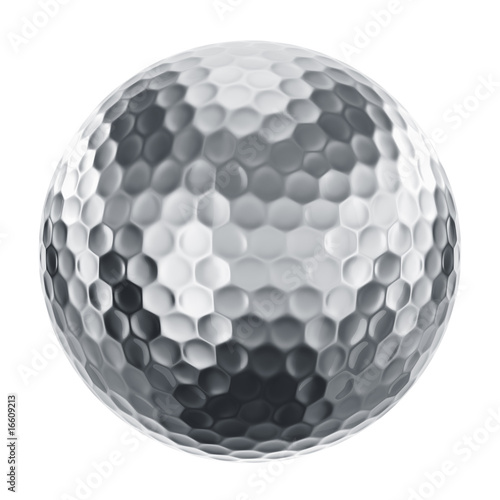 Golfball in silver