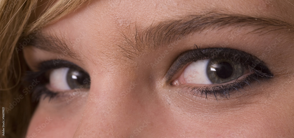Close up of girls eyes Close up of girls eyes