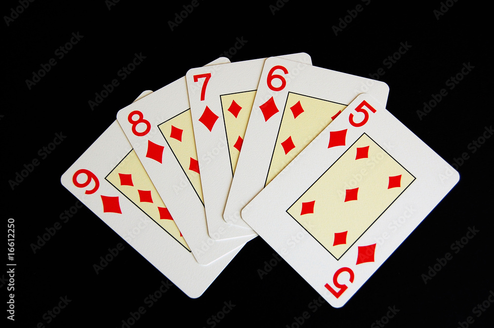 Obraz premium Straight Flush