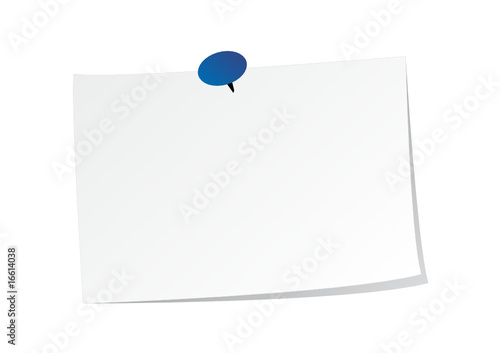 Note, Post-It, Mémo (SVG)