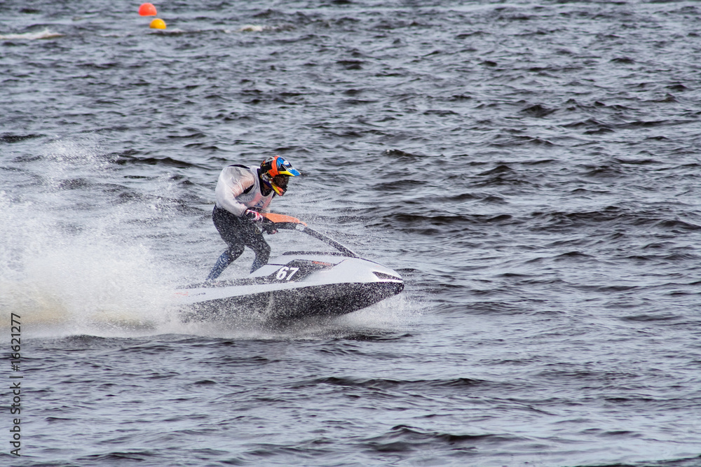 Jet ski competition in Riga