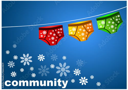 Postkarte Community