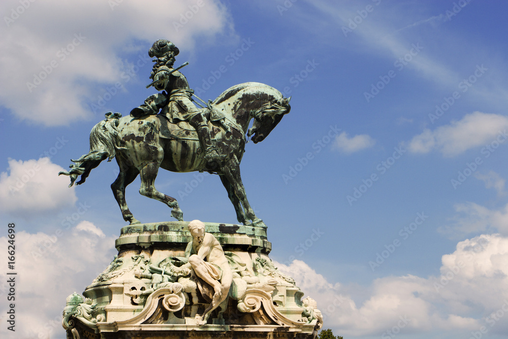 Budapest - statue of Prince Eugene