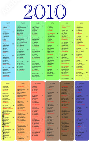 Calendrier 2010
