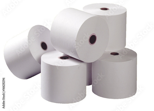 Papierrolle kassenrolle