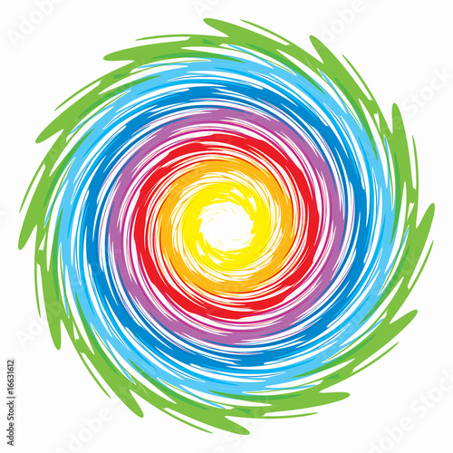 spirale arcobaleno