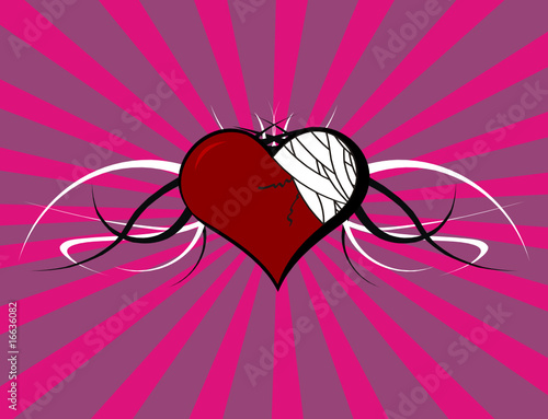 background heart