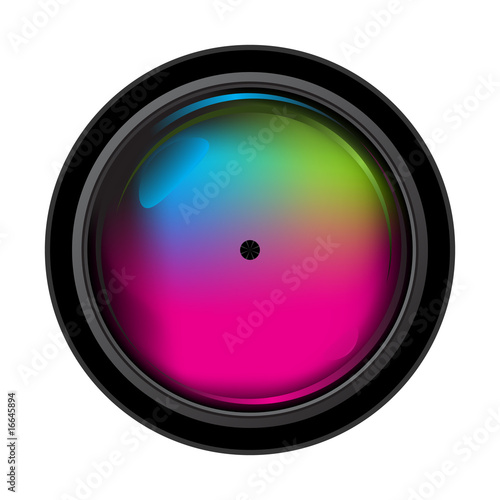 Realistic digital camera lens