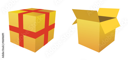 Boxes - vector image