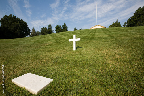 Cuadro en lienzo Grab von Robert Kennedy auf Friedhof Arlington, Washington DC