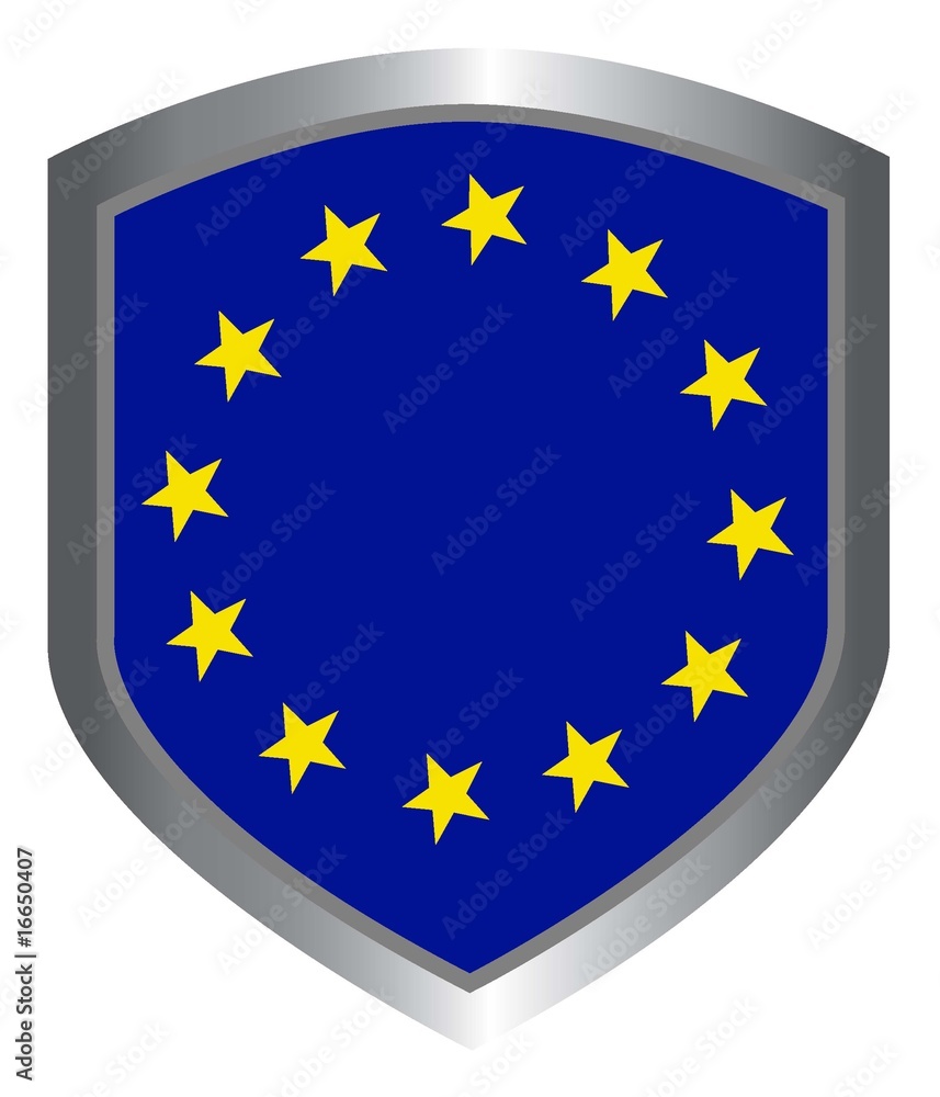 EU sign on shield