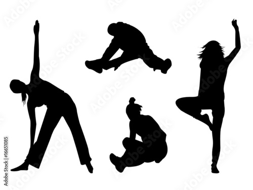 Aerobic silhouette