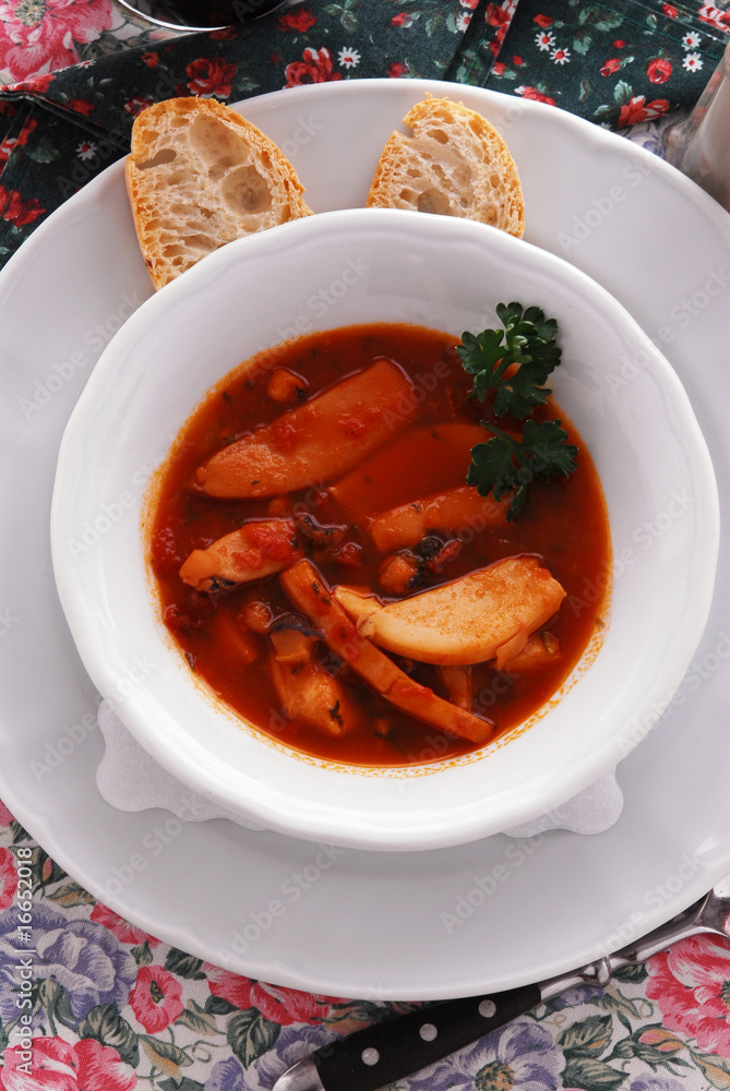 Brodetto con le seppie - Secondi di pesce Brodetto con le seppie - Secondi di pesce