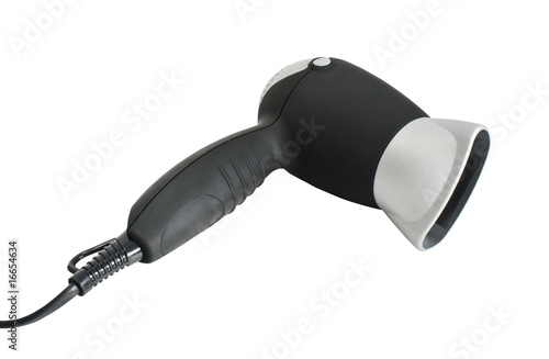 Hair dryer isolated on white