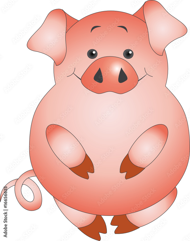 Pig vector Pig vector