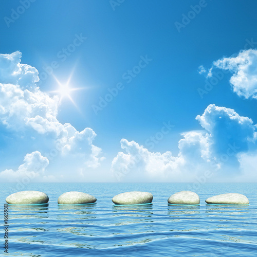 Photography step stones