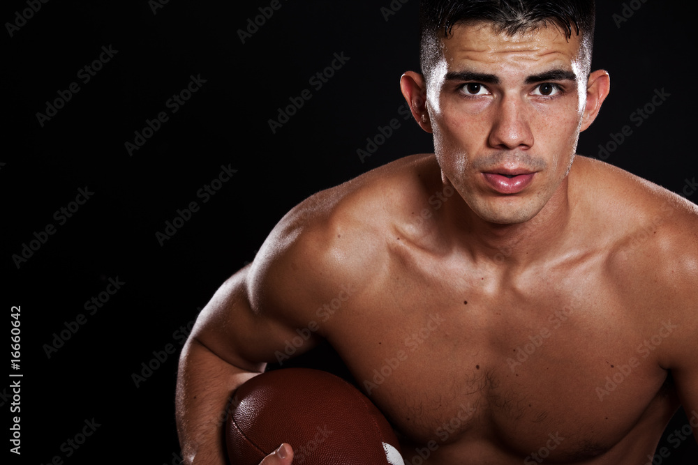 Hispanic american football player