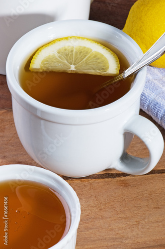 Hot Tea With Lemon And Honey