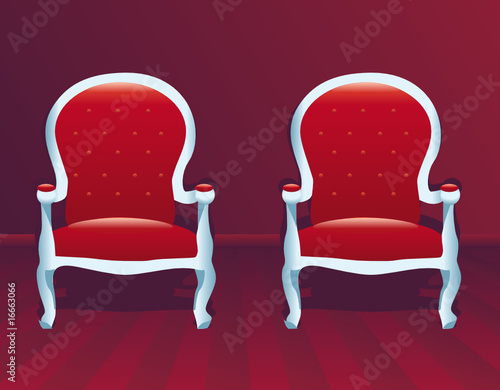 Fauteuils baroques