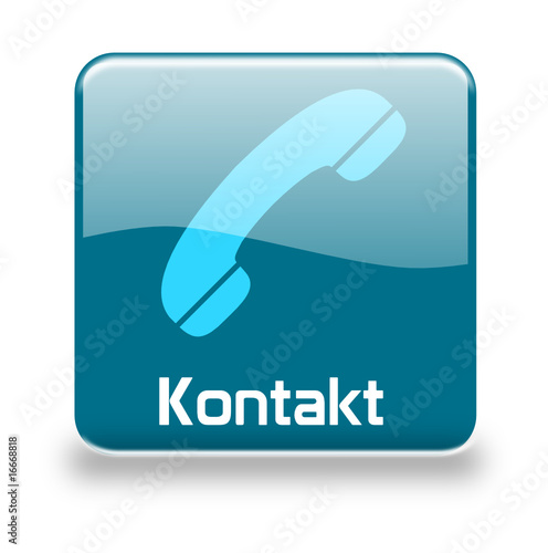Button Kontakt taubenblau