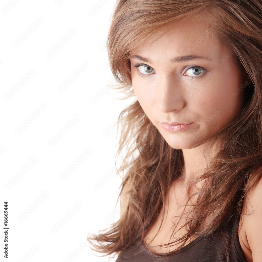 Young woman. Young woman.