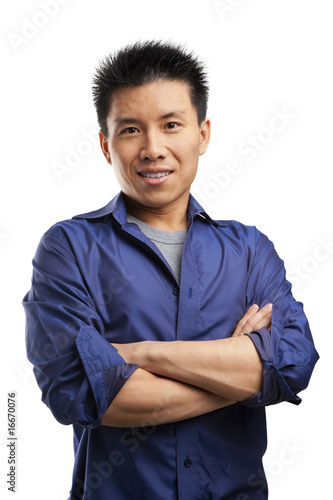 Confidence Asian young man