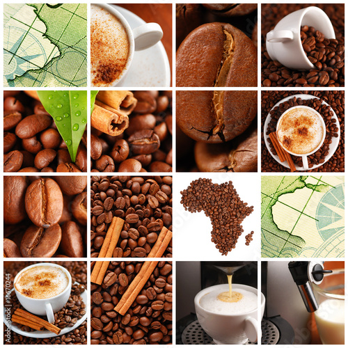 Coffee collage #16670244