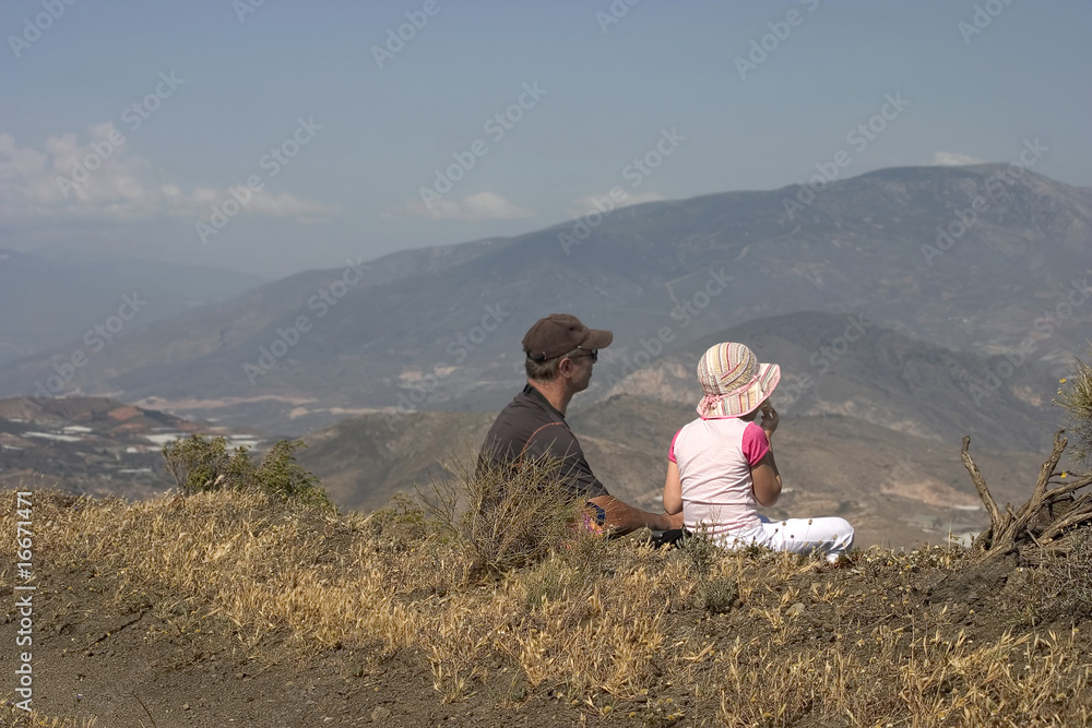 Naklejka premium somewhere in spain