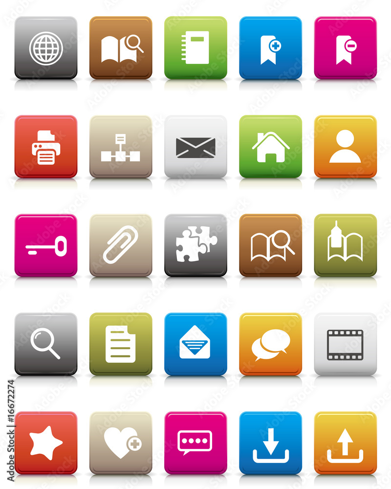 Colorful Icon -- Internet and Blogs Colorful Icon -- Internet and Blogs