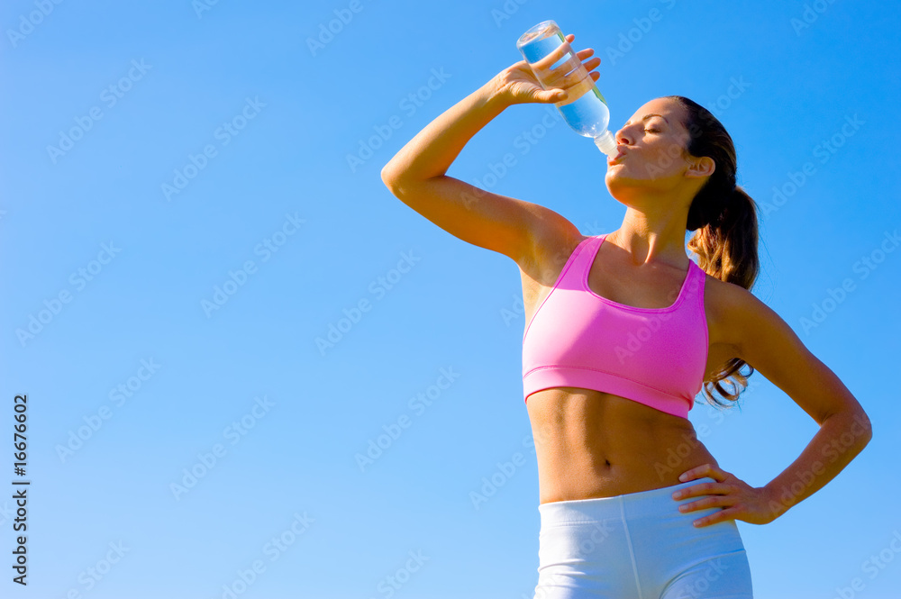 Athletic Woman Exercising Athletic Woman Exercising