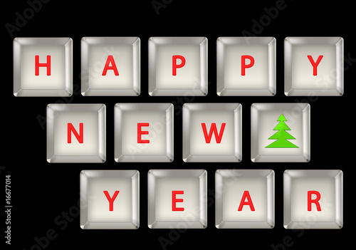 New Year's keyboard