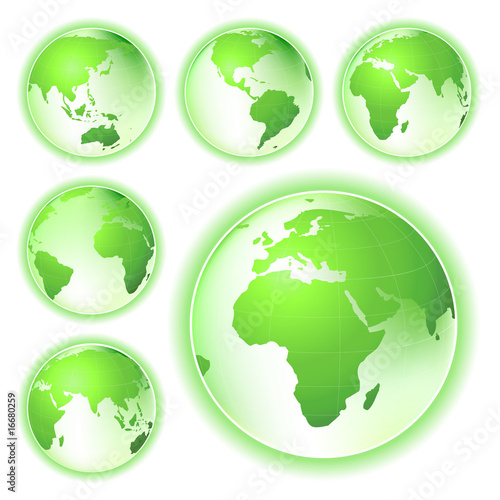 go green planet earth maps
