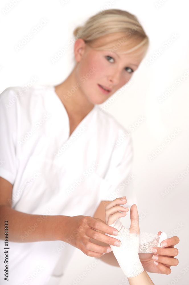 verband hand verband hand
