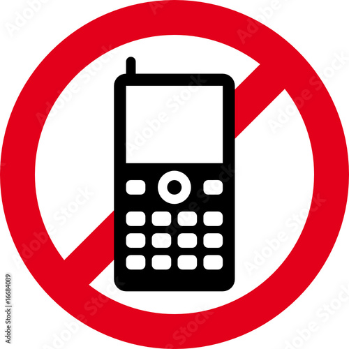 no cellular phones