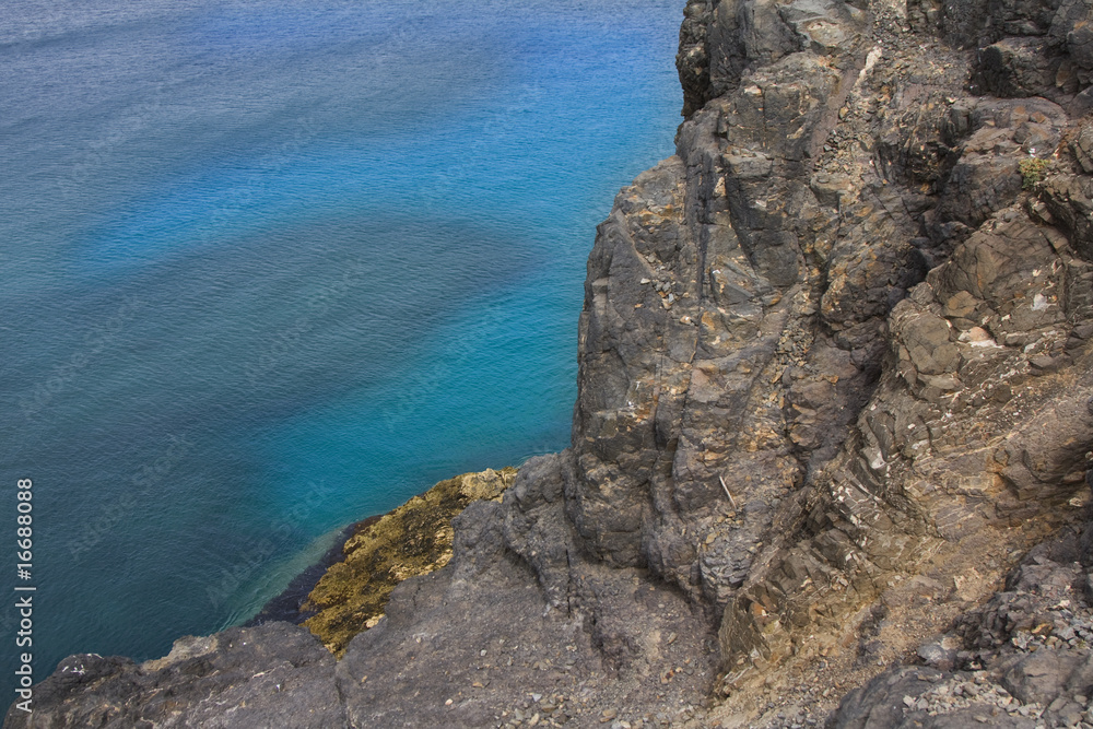 Beautiful seascape in Lanzarote island, Spain Beautiful seascape in Lanzarote island, Spain