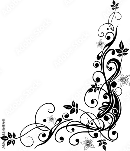 Blume, Blüte, Ranke, filigran, floral, ornamental