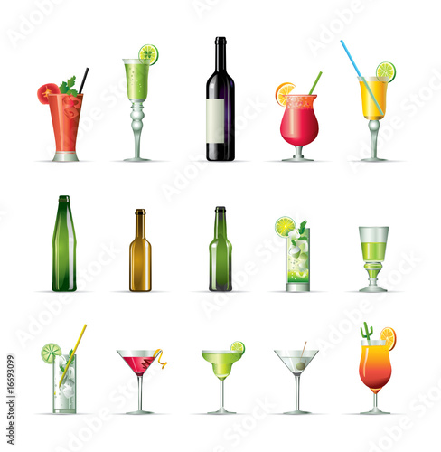 cocktail icons #16693099