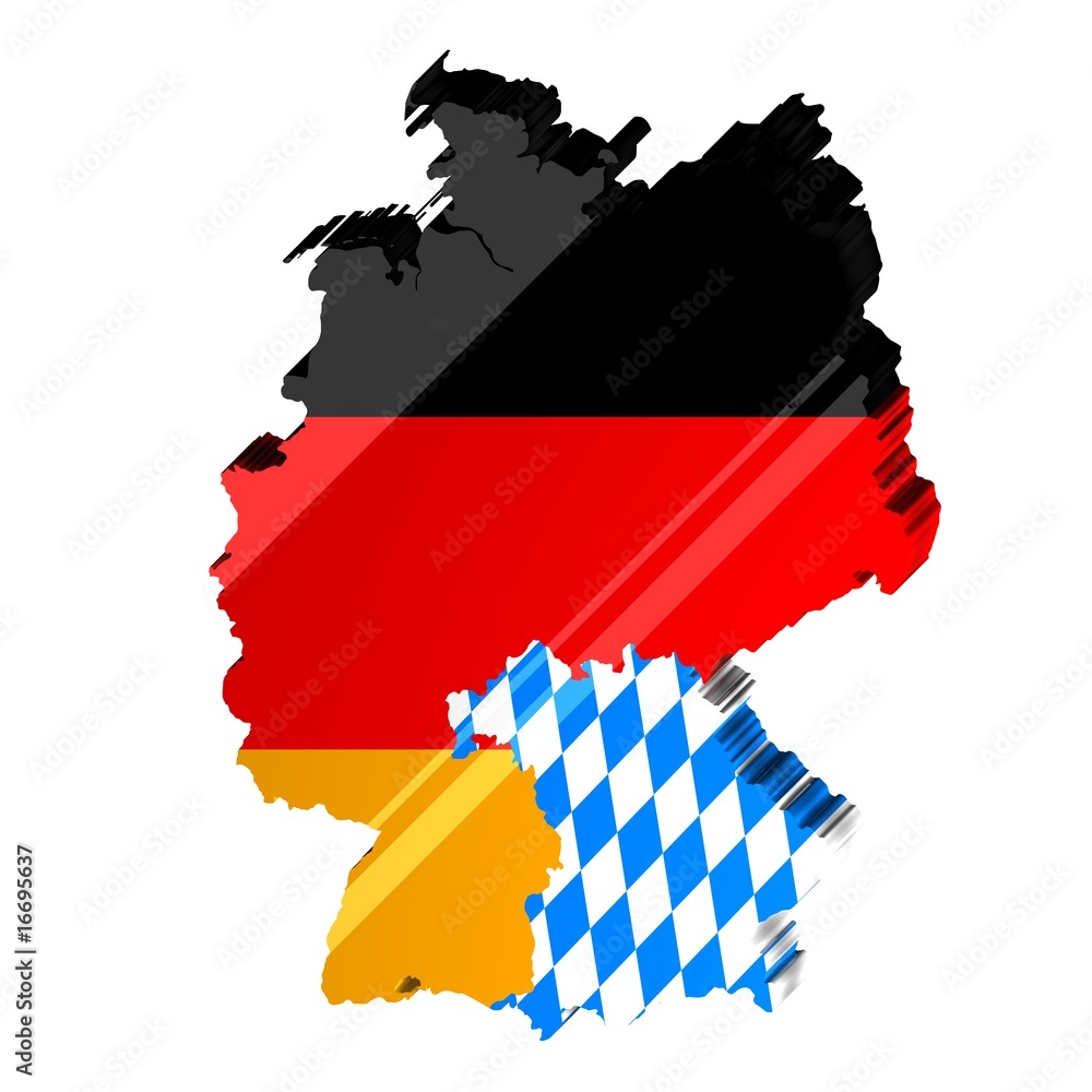Fototapeta premium DE Serie: bayern