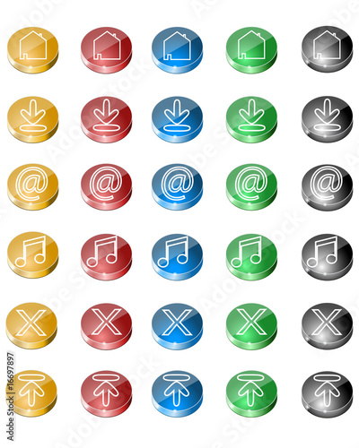 Icone 3D colorate