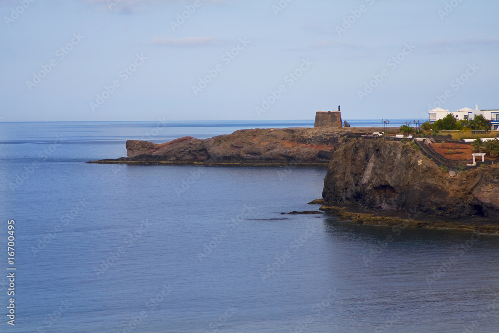 Beautiful seascape in Lanzarote island, Spain Beautiful seascape in Lanzarote island, Spain