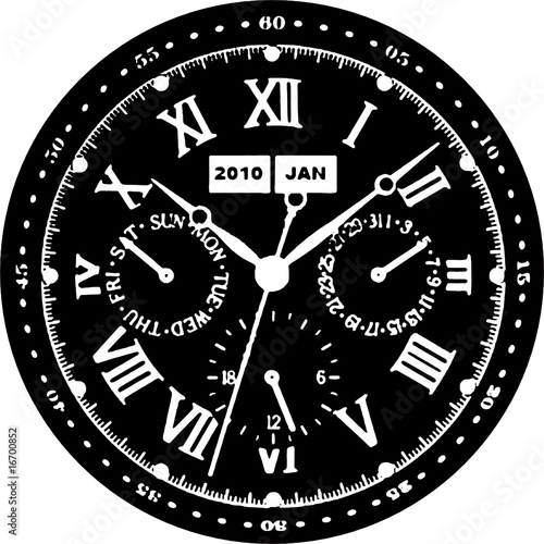 Clock Watch Vector 07