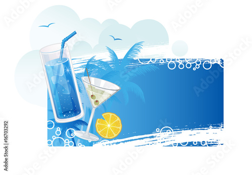 Summer cocktails banner