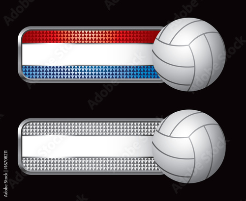 Volleyball on specialized banners