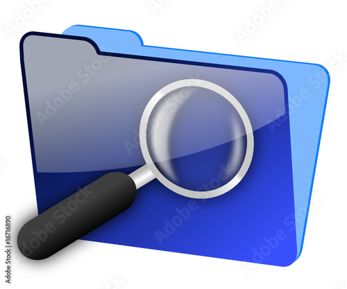 Ornder Suche blau
